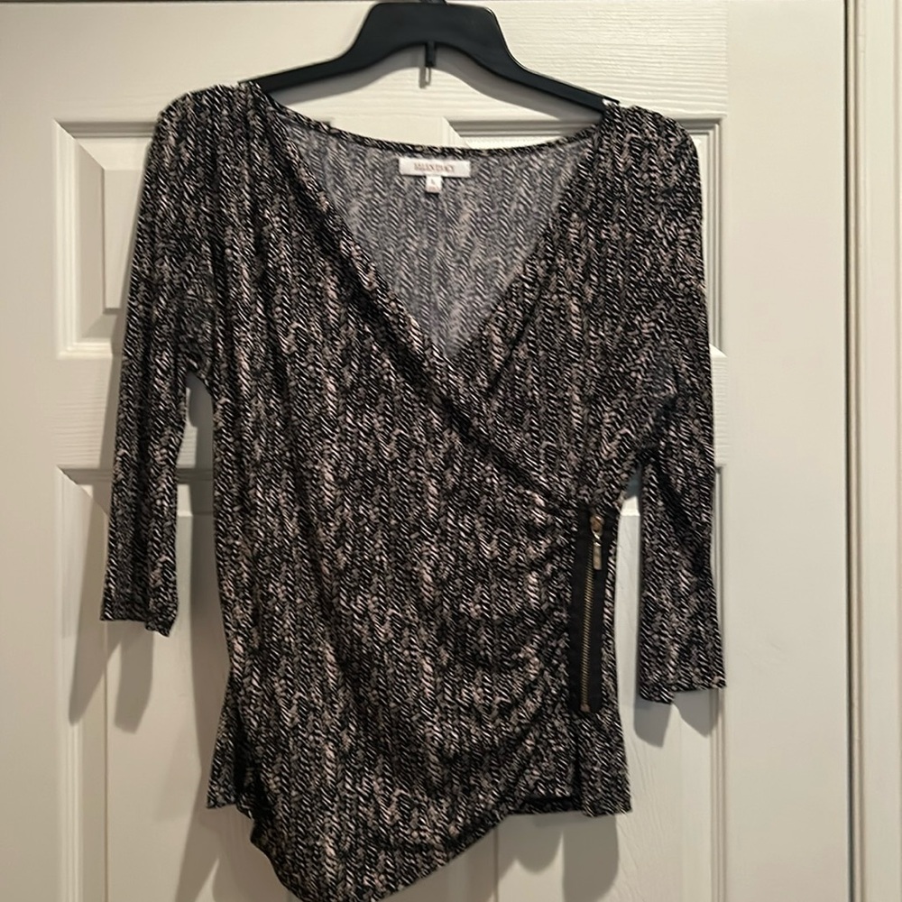 Ellen Tracy wrap blouse
